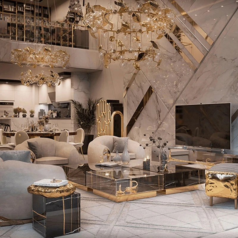 Table basse de mode de luxe légère table basse