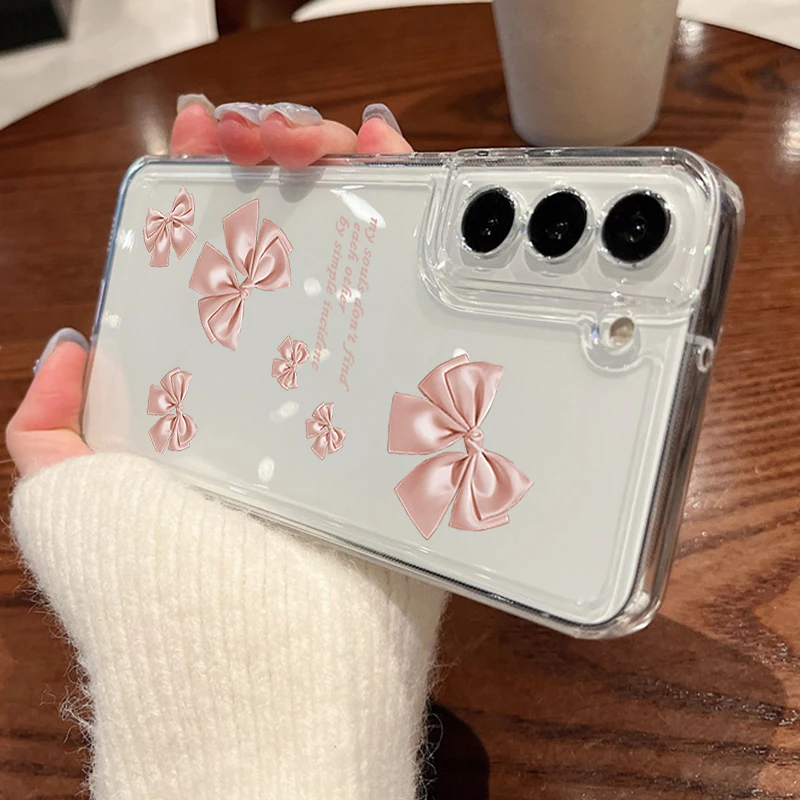 Schleifenmuster-Hülle für Samsung Galaxy S26 S24 S23 S22 Ultra Plus S25 FE A57 A37 A27 A17 A56 A36 A26 A16 A15 A55 A54 Weiche Schutzhülle