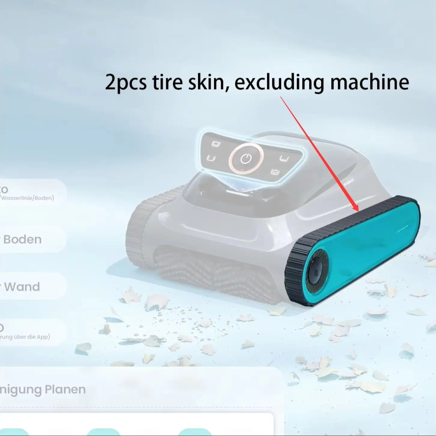 Replacement tire skins compatible with AIPER Scuba S1