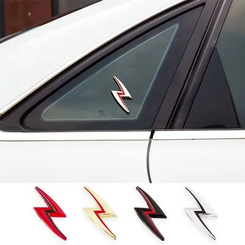 

3D Metal Lightning Logo Car Rear Sticker For Nissan S10 S11 S12 S13 S14 S15 Trunk Side Fender Emblem Badge 200SX 240SX