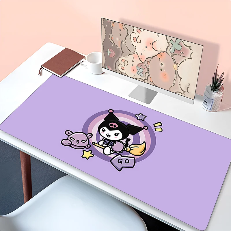 

Anime Computer Mouse Pad K-kuromi Gamer Mouse Pads Large Gaming Kawaii Mousepad XXL 900x400 Desk Mause Pad Keyboard Mouse Carpet
