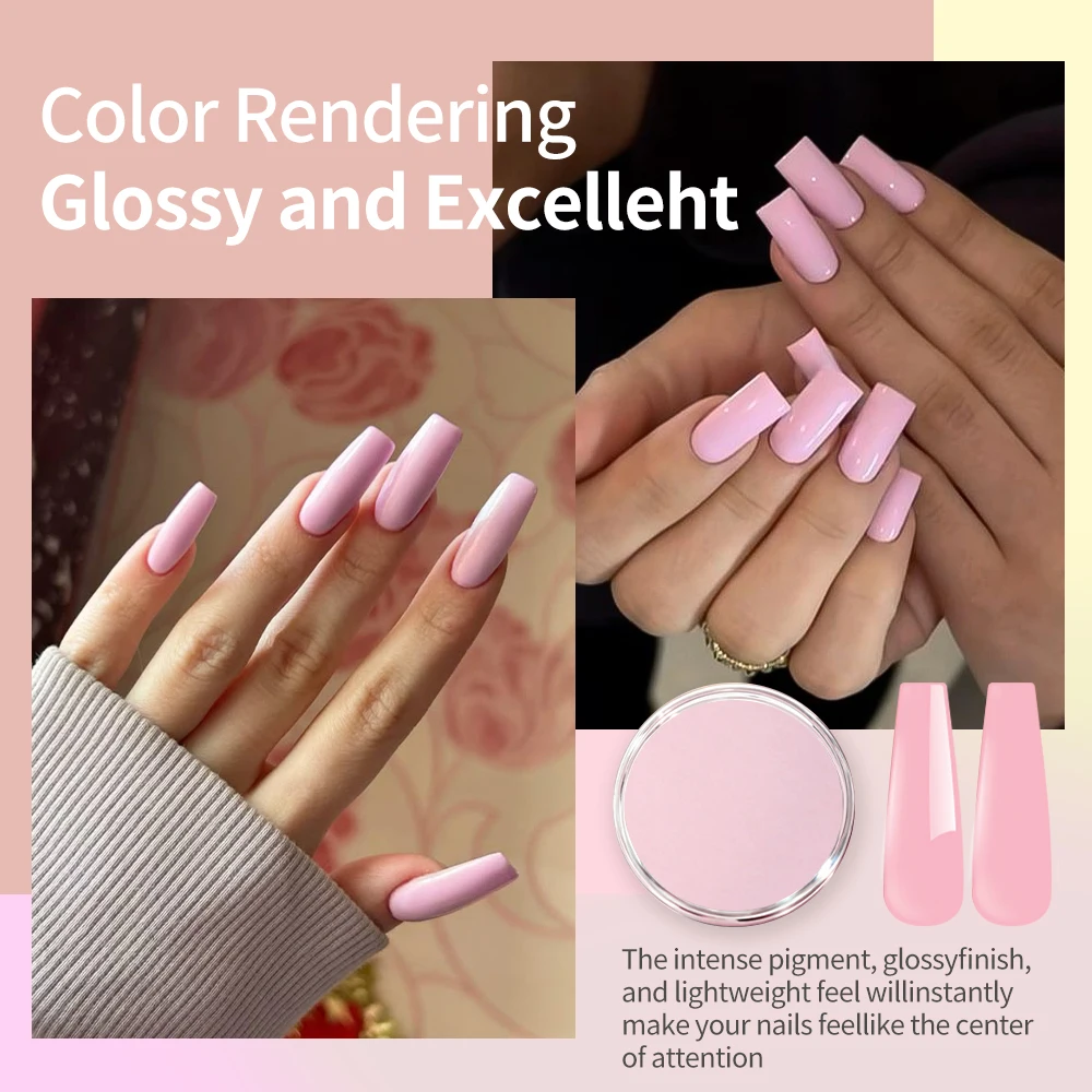 12색 네일 아크릴 파우더 전문가용 매니큐어 색소 가루 네일 연장/조각/딥 프렌치 팁 크리스탈 네일 파우더