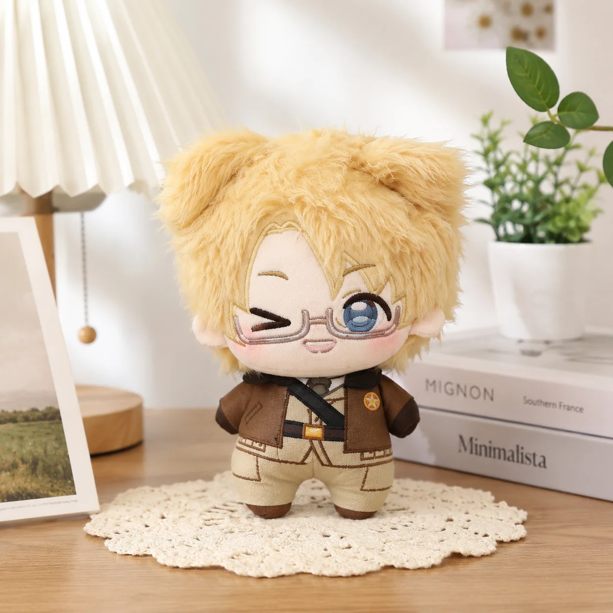 Muñeco de peluche Hetalia Alfred F. Jones, mochila de peluche de 10cm, llavero, muñeco de peluche, juguetes de peluche, regalos de cumpleaños y Navidad