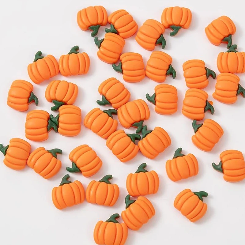 10/20Pcs Mini Resin Pumpkins Miniatures, Fake Fruit Vegetables for Thanksgiving Day Autumn Home DIY Craft Decoration Supplies