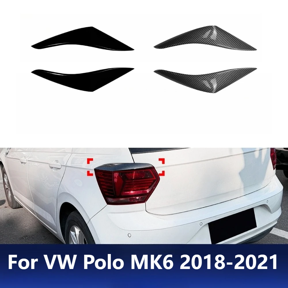 

For VW Polo MK6 2018-2021 Tail Light Headlight Trim Decal Sticker Cross Border Car Exterior Modification Upgrade Accessories