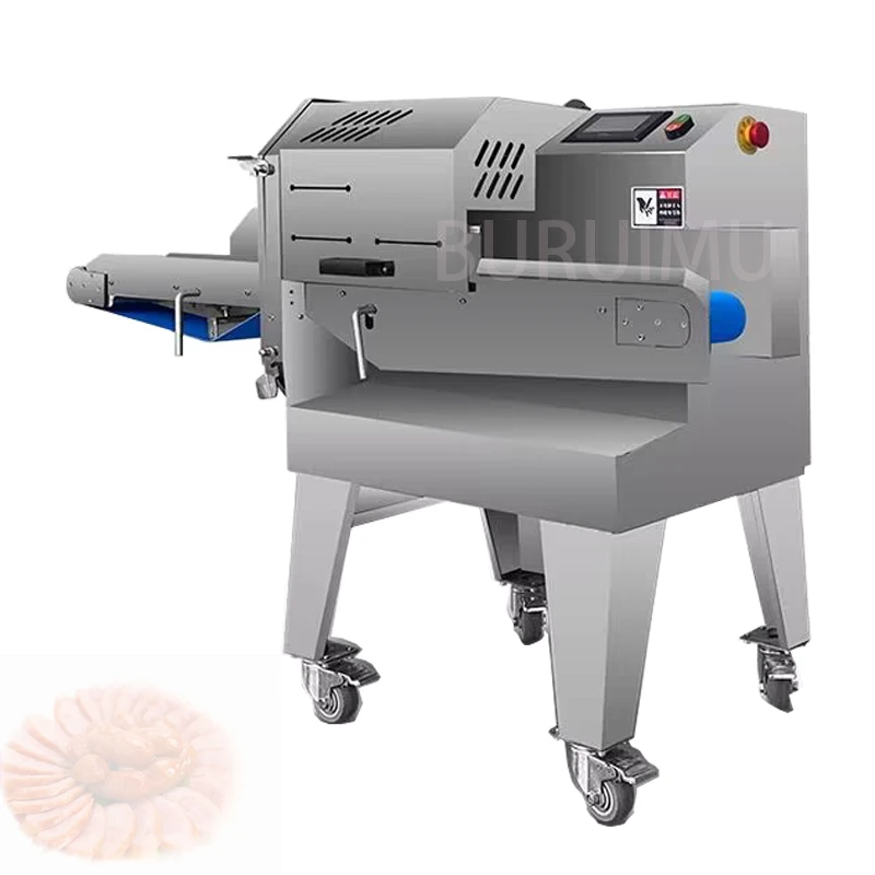 Cooked Meat Slicer Beef Bacon Ham Grilled Pork Cod Slicer Belly Shredder Section Cutter