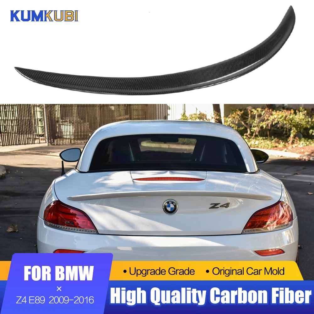 Carbon Fiber E89 Coupe Convertible Design Spoiler Rear Trunk Wings Spoiler for Bmw Z4 2009 - 2016 3D Style