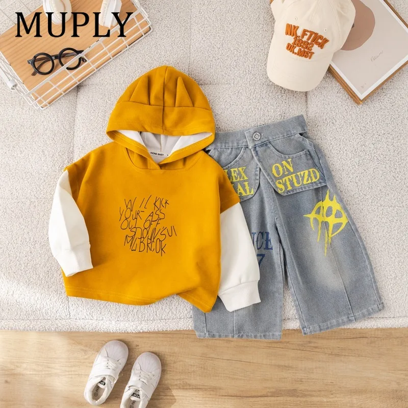Children's Sportswear Set Children's Long Pants Fashionable and Casual for Boys and Girls