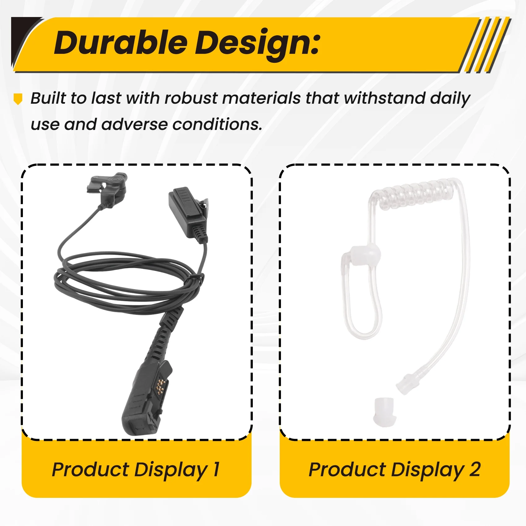 B31B Earpiece Headset PTT for Motorola MTP3100 MTP3200 MTP3250 MTP3550 Walkie Talkie Radio Accessories