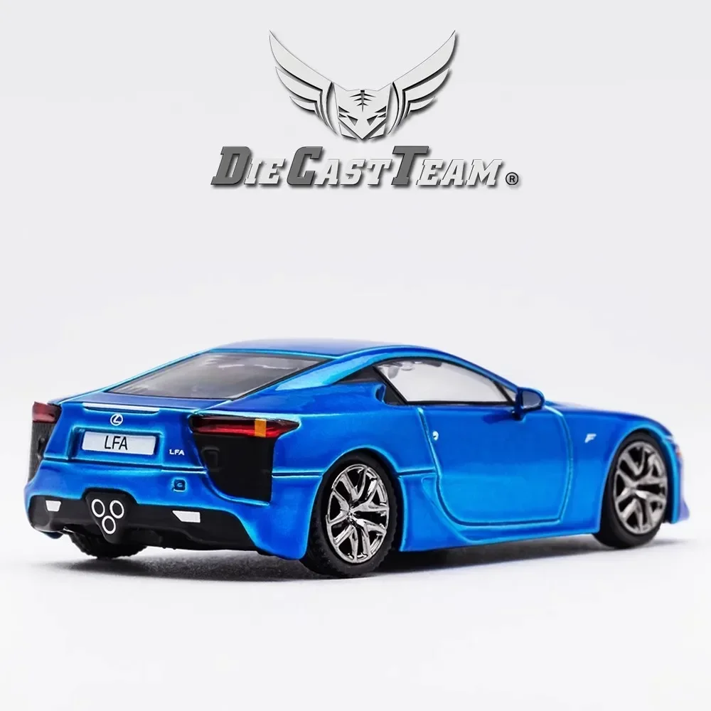 DCT 1/64 Lexus LFA samochód sportowy zabawki ze stopu pojazd silnikowy odlewany metal Model dla dzieci świąteczne zabawki prezentowe dla chłopców