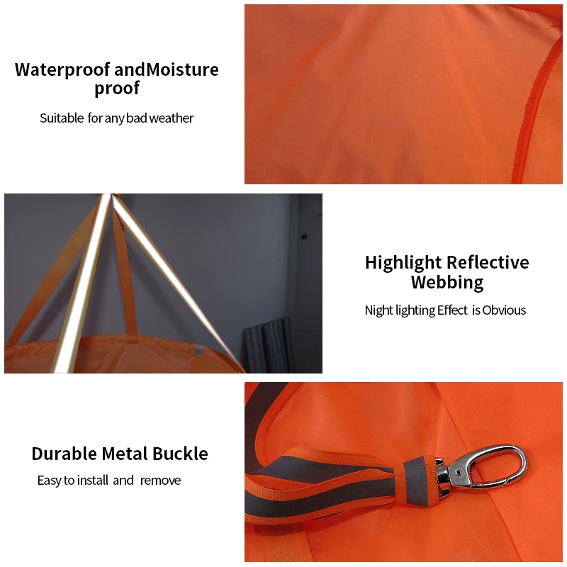 60/80/100cm Airport Windsock Reflective Waterproof Oxford Cloth Wind Measurement Sock Bag Outdoor Wind Direction Warning Sign