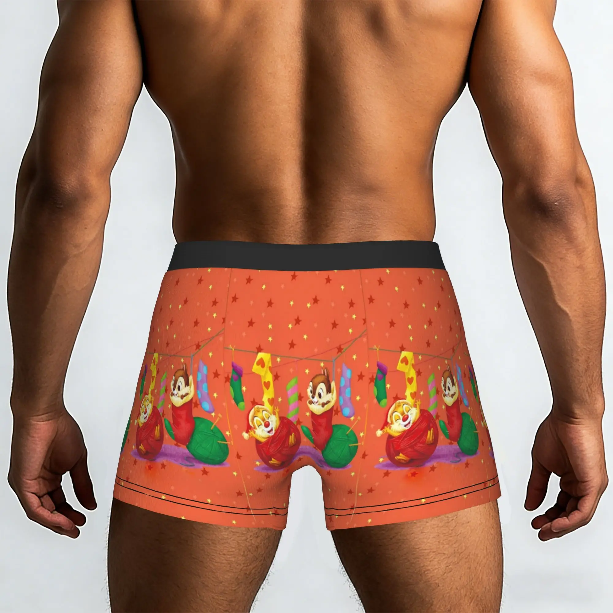Customized Male Novelty Chip Anime D-Dales Underwear  Boxer Briefs Soft Shorts Panties Underpants