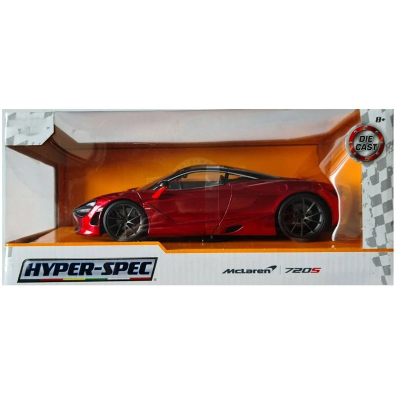 Jada 1:24 McLaren 720S Modelo de aleación fundido a presión, vehículo de Metal, exhibición, colección de regalos, juguetes para niños, regalo de cumpleaños J61