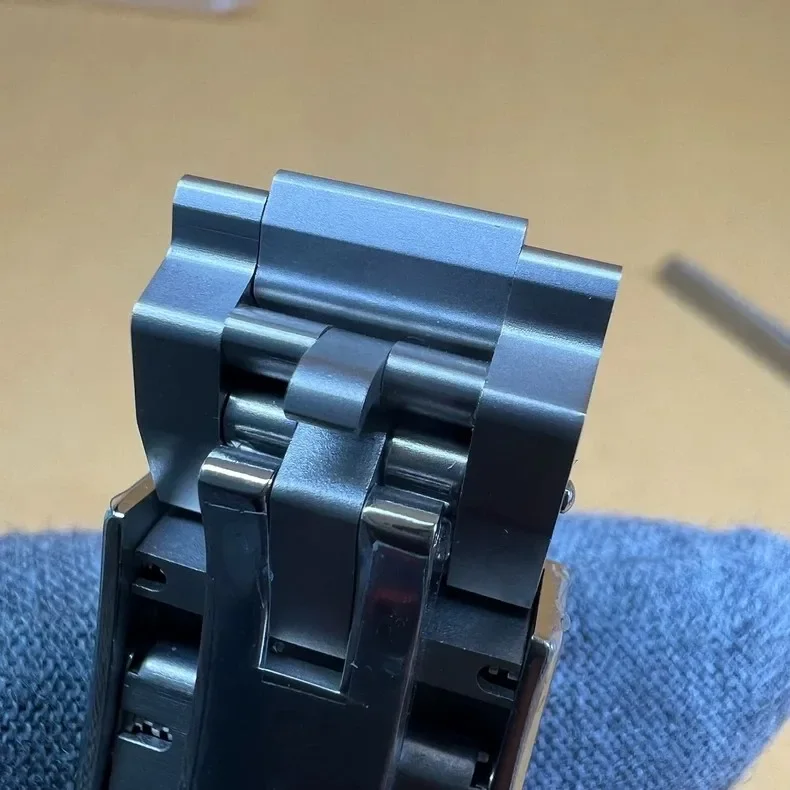 حزام ساعة نظيف 904L من الفولاذ المقاوم للصدأ مقاس 20 مم للاستبدال في الغواصة 116610   انزلاق مشبك قابل للطي