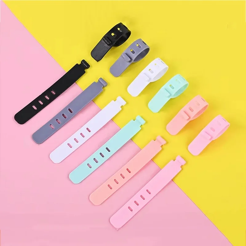USB Cable Organizer Cable Winder Earphone Organizer Clip Phone Charging Wire Cord Management Buckle Straps Line Storge Clip Home