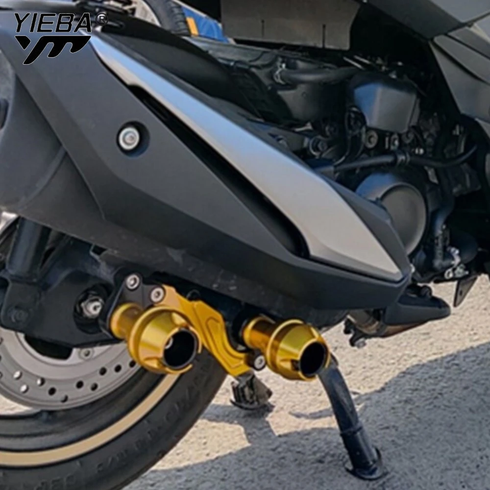 

FOR BMW C400X C400GT NMAX155 NMAX125 XMAX250 XMAX300 TMAX530 TMAX500 AEROX155 NVX155 ADV150 Fork Wheel Exhaust Pipe Slider