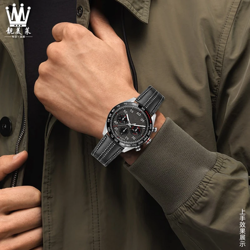 Ремешок для часов из натуральной кожи, 22 мм