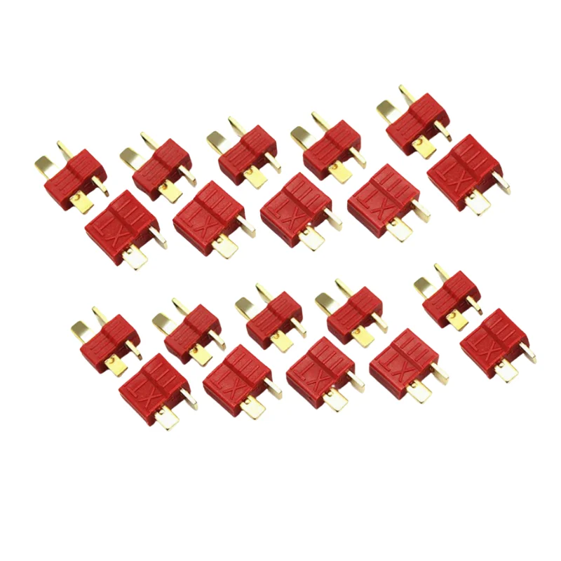 

Anti Skidding T plug Dean Connector High Current Lipo Battery ESC Connector RC Toy Accessories DJI DIY Parts T Plugs 10Pair/20P