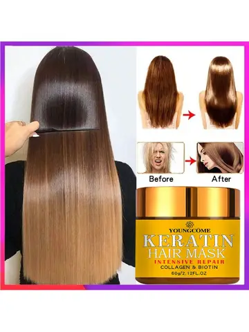 Hair Repairs Hair Mask Biotin Collagen Keratin Treatment Hairs Conditioner Hair Essential Oil Nourishing for Dry Damaged