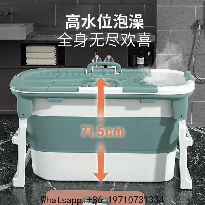 

Foldable Bath Tub Household Full Body Thickened Adult Children