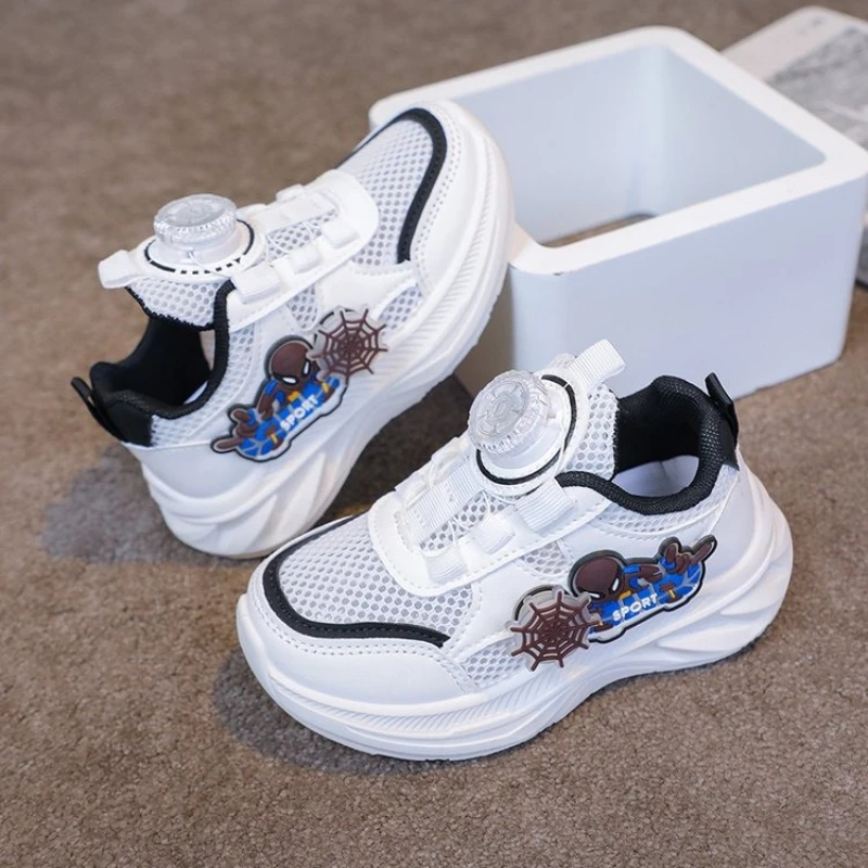 

Disney Spiderman Kids' Casual Shoes ​Sneakers Mesh Cartoon Summer Shoes Boys Breathable Anti-slip Thick Bottom Kids Shoes