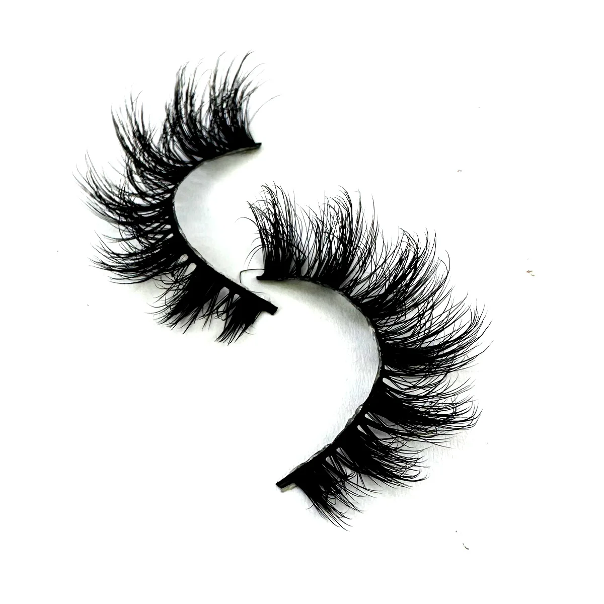 14 คู่ Fluffy Cat Eye Lashes 8D Volume False Lashes รัสเซีย Strip Lashes Extensions หนานุ่ม Curly Fake Lashes แต่งหน้า
