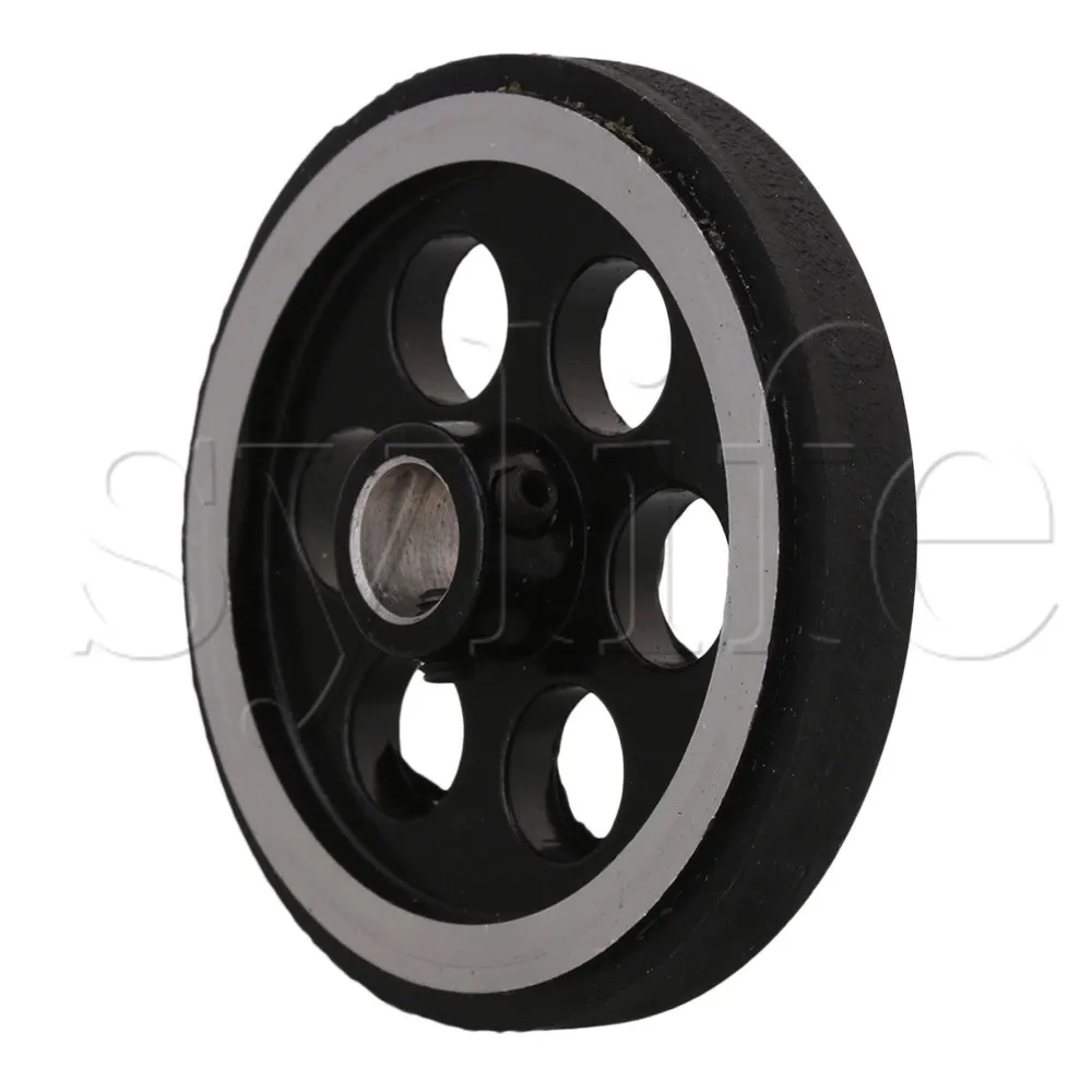 200x10mm Industrial Aluminum Rubber Measuring Rotary Encoder Meter Wheel