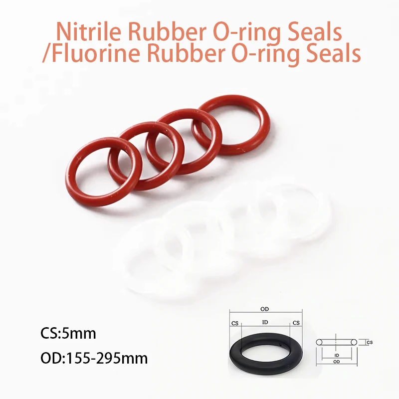 1-шт-уплотнительное-кольцо-силиконовая-резина-внешний-диаметр-155-295-мм-толщина-5-мм-красный-силикон-белый-силикон-износостойкий