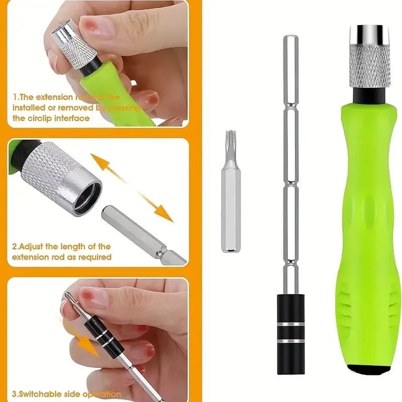 Tool Repair 32 In 1 Screwdriver Set Precision Mini Magnetic Screwdriver Bits Kit Phone Mobile IPad Camera Maintenance