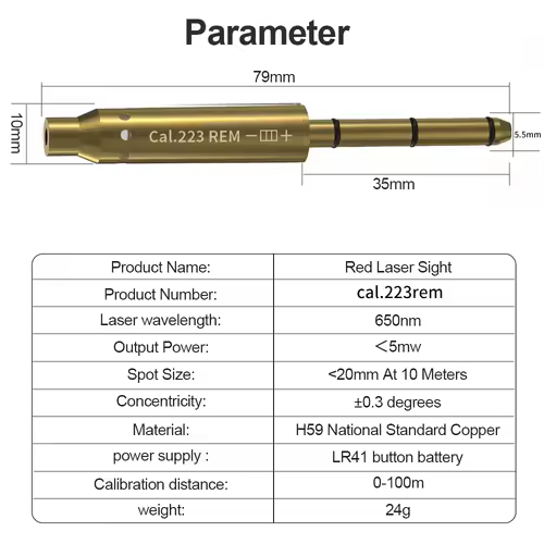 Horizontal Calibration 5.5mm Sight Red Laser Calibration Instrument Zero free Concentric High Precision Sight - Image 18