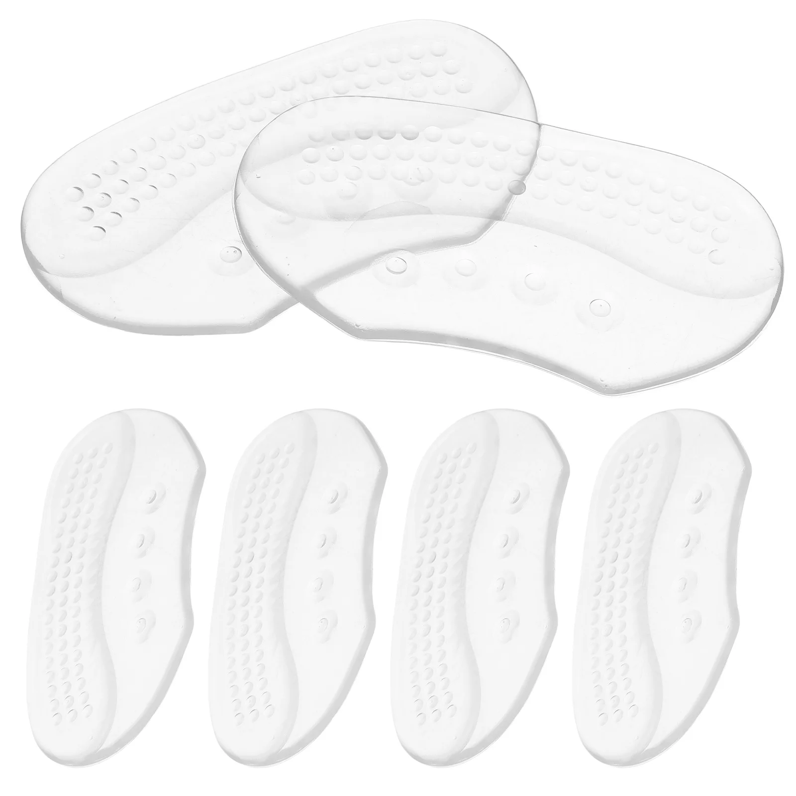

6 Pairs Floor Mat Silicone Heel Sticker Men and Women Silica Gel Cushion Protector