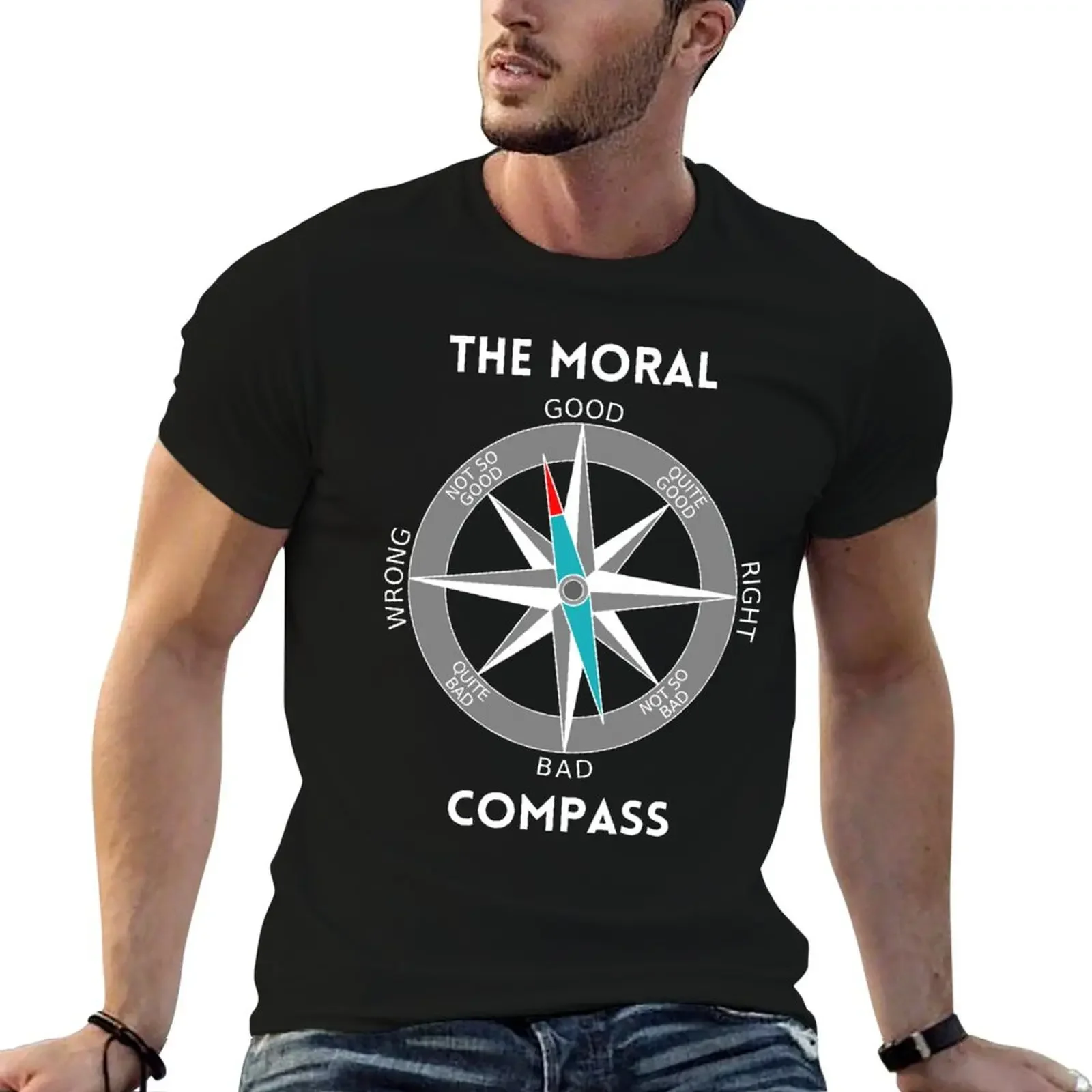 The moral compass T-Shirt street wear heavyweights heavyweight t shirts for men