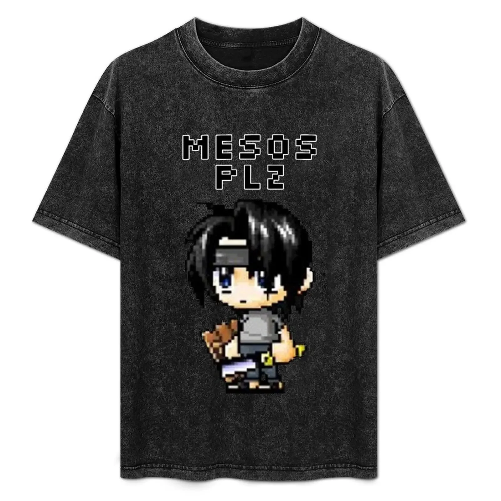 

Mesos Plz MapleStory Noob Meme (Transparent) T-Shirt football t shirt quick drying Short sleeve tee men