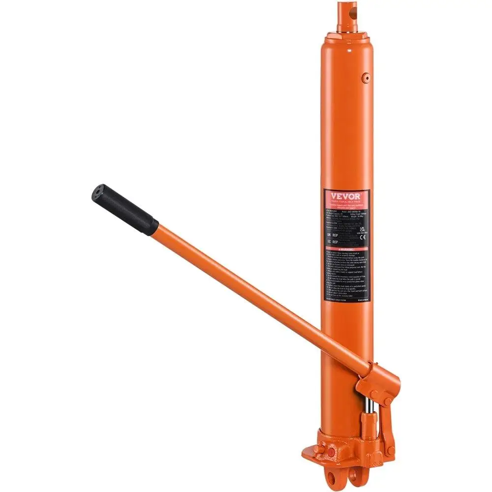 

Hydraulic Long Ram Jack 8Ton Clevis Base Single Pump Engine Hoist Lifting Cylinder