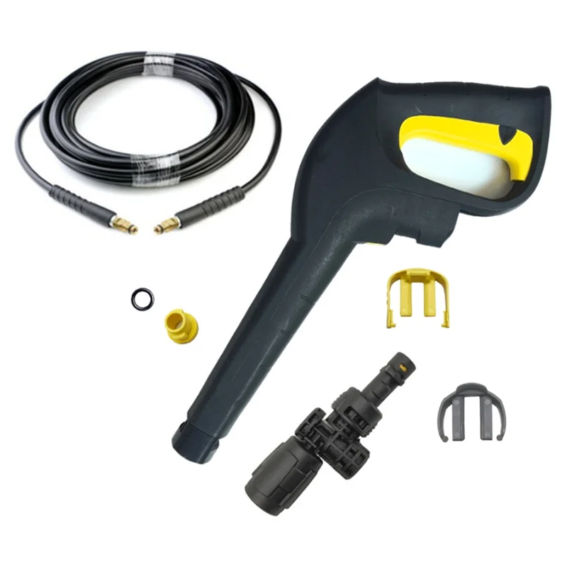 جديد-لـ Karcher K2 K3 K5 غسالة الضغط الكهربائية رذاذ انس مع مجموعة أدوات خرطوم المياه 5 متر #4