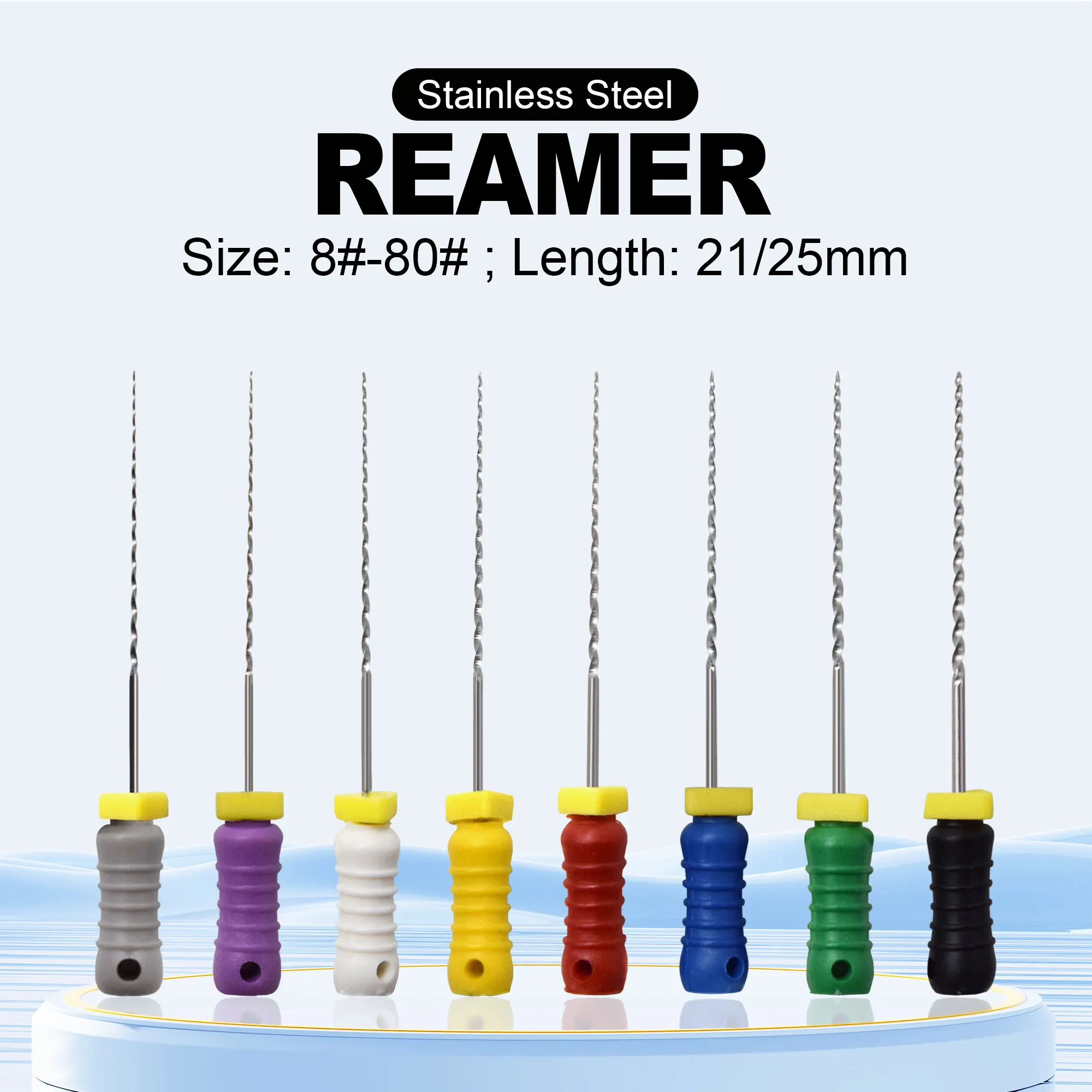 3 Boxes Stainless Steel Reamers File Root Canal Dental Tool 25mm #15-40 Hand Use Endo R Files Easy To Use Dentistry Odontologia