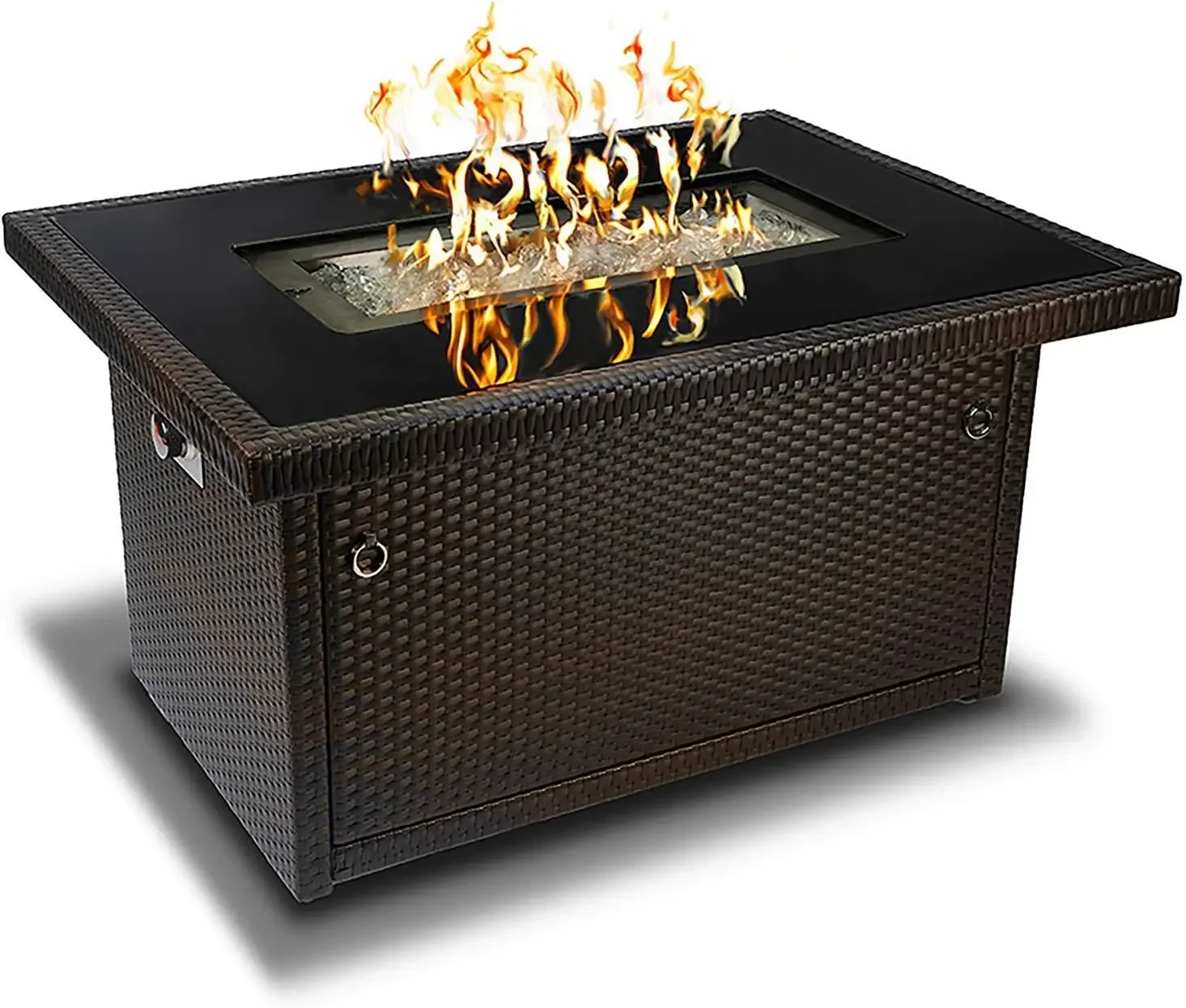 Series 403-Espresso Brown Fire Table, Espresso Brown/50,000 BTU