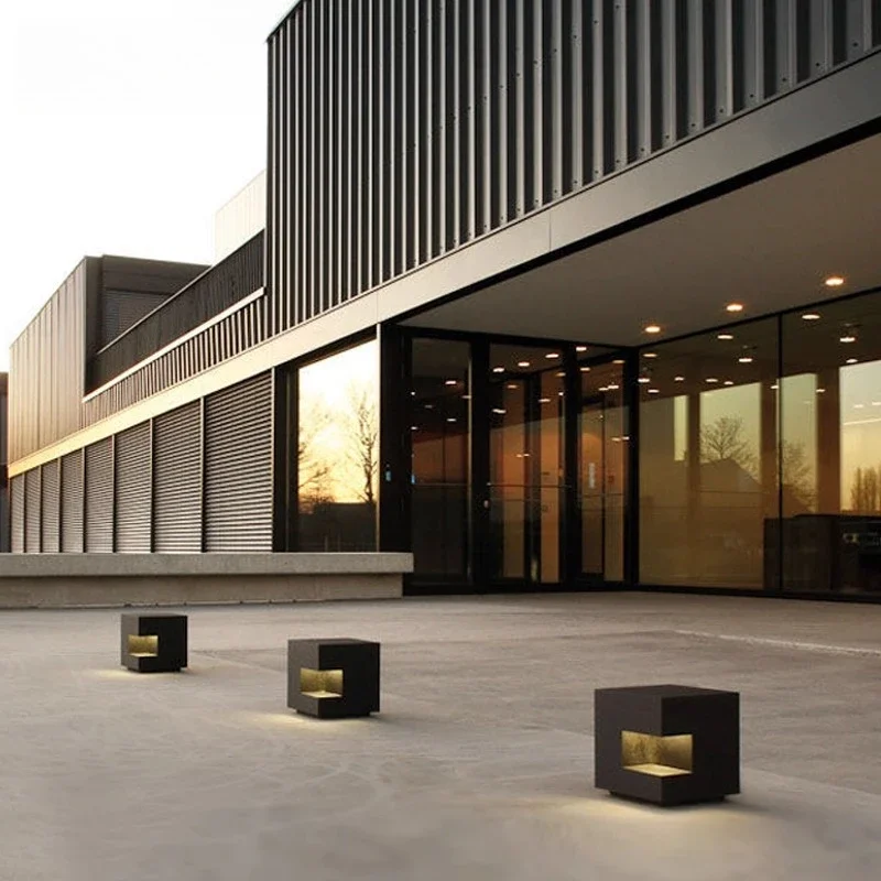 

Наружный солнечный светильник, водонепроницаемое современное ландшафтное освещение для сада и газона