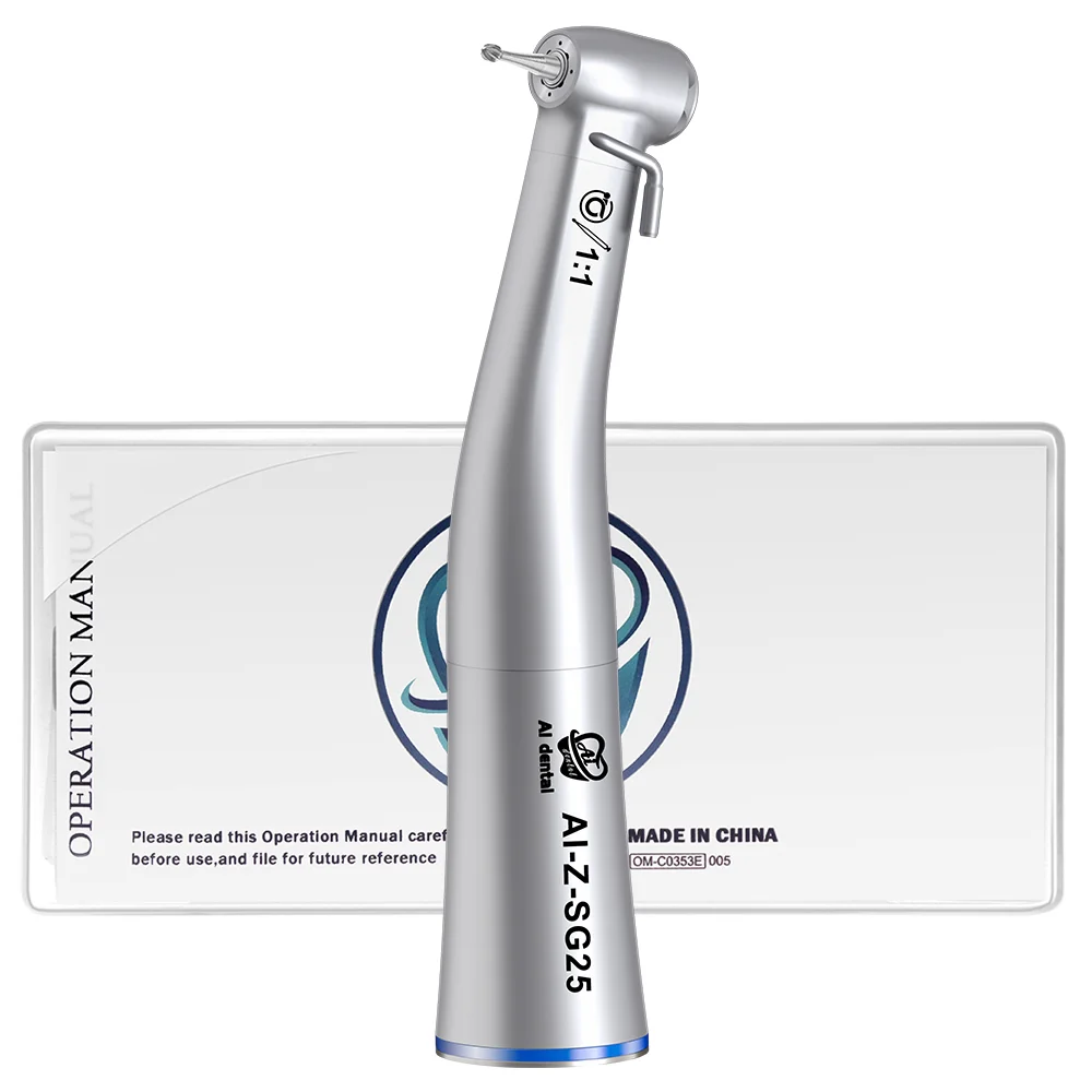 AI-Z-SG Series Optic Implant Contra Angle Dental Low Speed Handpiece 1:1/1:4.2/1:5/20:1 With External Spray Dental Surgical Tool