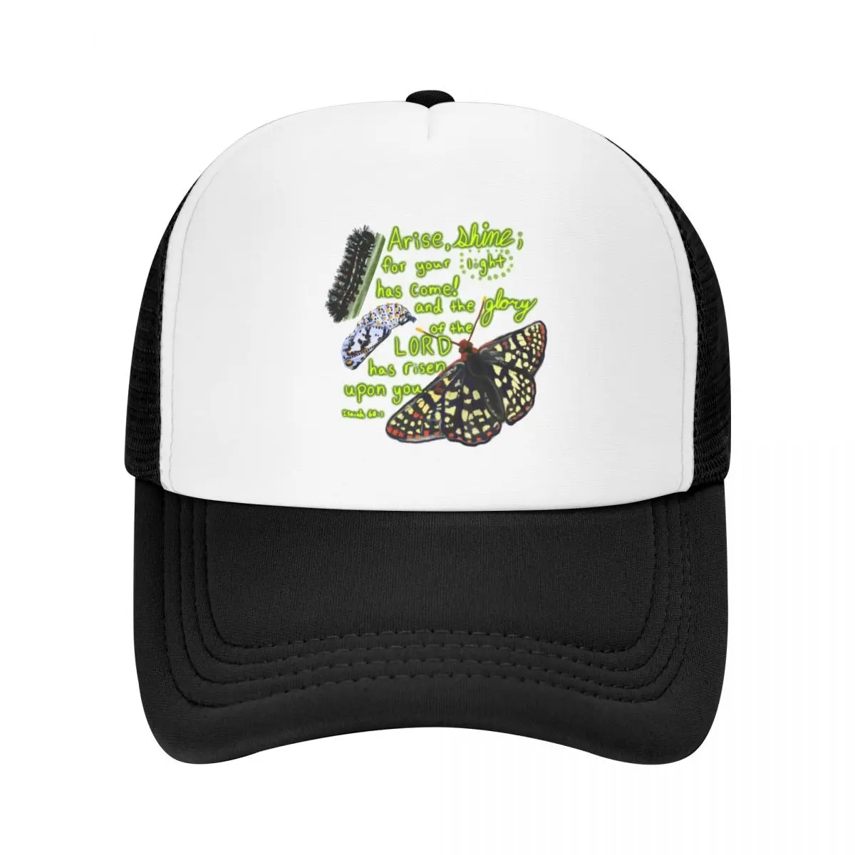 

Chalcedon checkerspot Isaiah 60:1 Baseball Cap beach hat Male hat fishing caps man Anime Men Golf Wear Women's