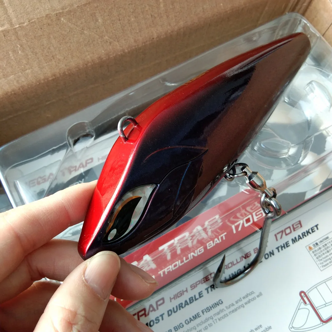 ノビー-1個入り-ハイスピードトローリングベイト-170mm-213g-シンキング-ビッグゲームフィッシングルアー-トローリング-マグロ-ウーフー-ドラド-ボートフィッシングルアー