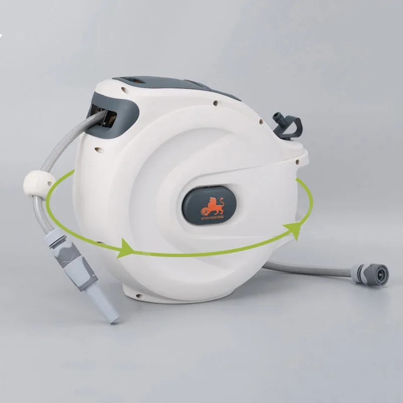 

2025 Pipe holder 10 meters 20 meters 30 meters wall-mounted 180-degree rotation automatic water pump