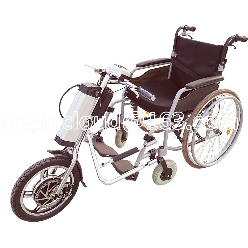 WP-02 36V 350W Electric Wheelchair Attachment Trailer Electric Handcycle Handbike for Manual Wheelchair