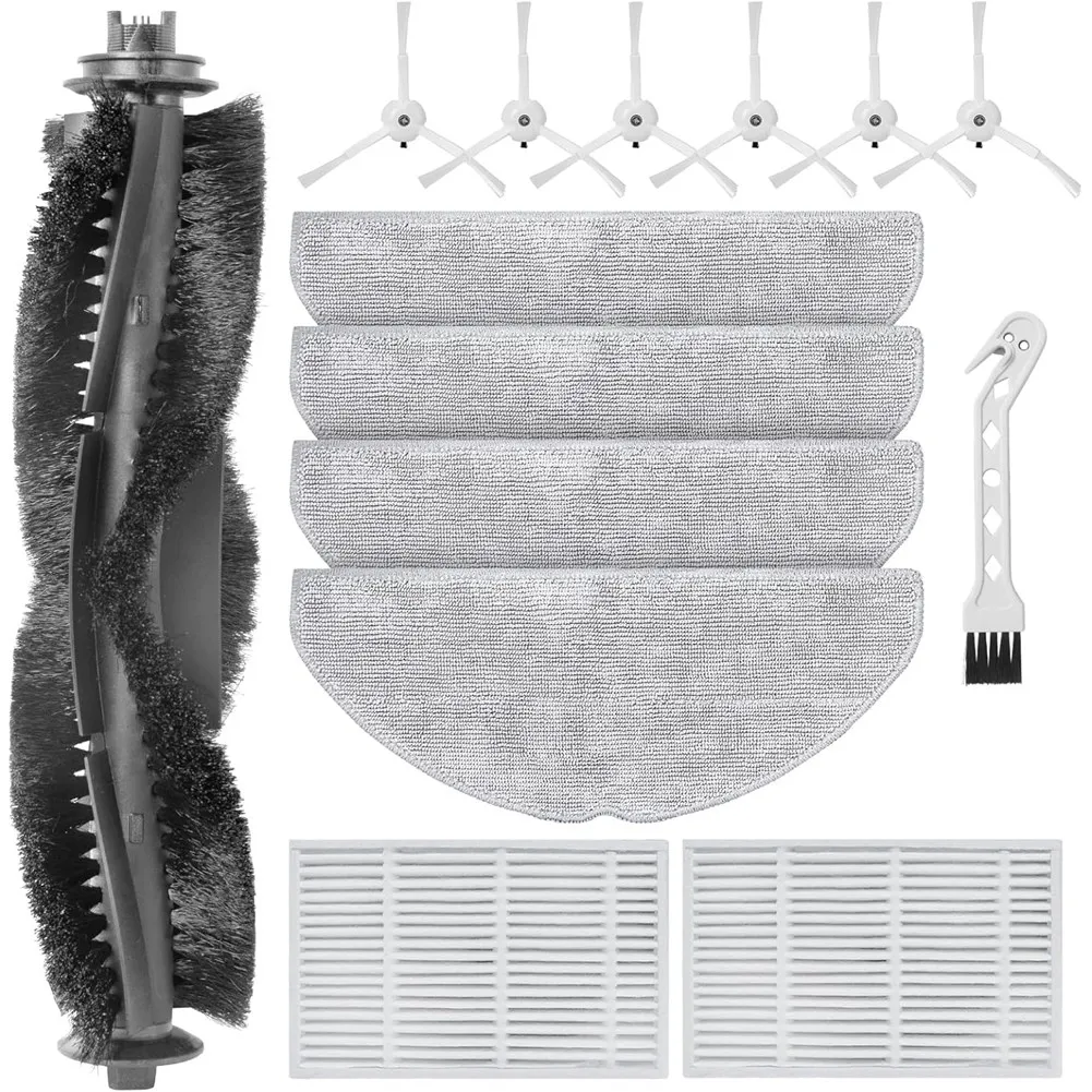 

ABBZ-Replacement Accessory Kit For Vyzzle D10 Laresar L10 ILIFE V20 Lydsto R1D Edge Roidmi Eve Rook S Robot Vacuum Cleaner