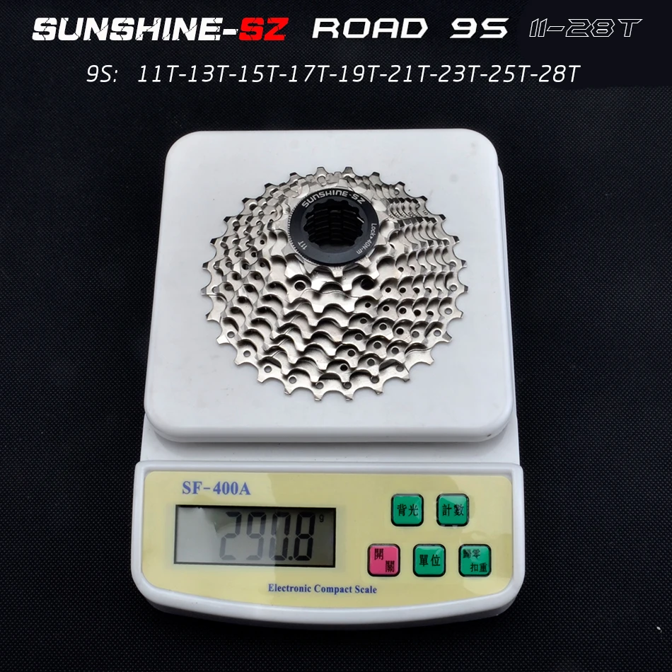 SUNSHINE K7  9 Speed Road Bike Cassette Freewheel 9V 11-23T 25T 30T 32T 34T Cycling Sprocket For Parts Sora 3300 3500 R300