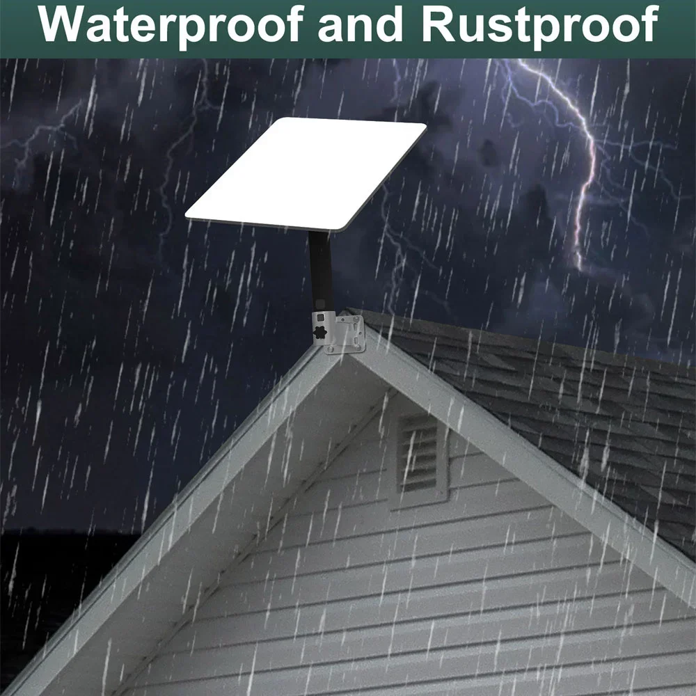 Imagem -06 - Suporte de Antena de Satélite Starlink Kit de Montagem de Internet Suporte de Montagem de Parede Curto Furos de Bloqueio e Parafusos