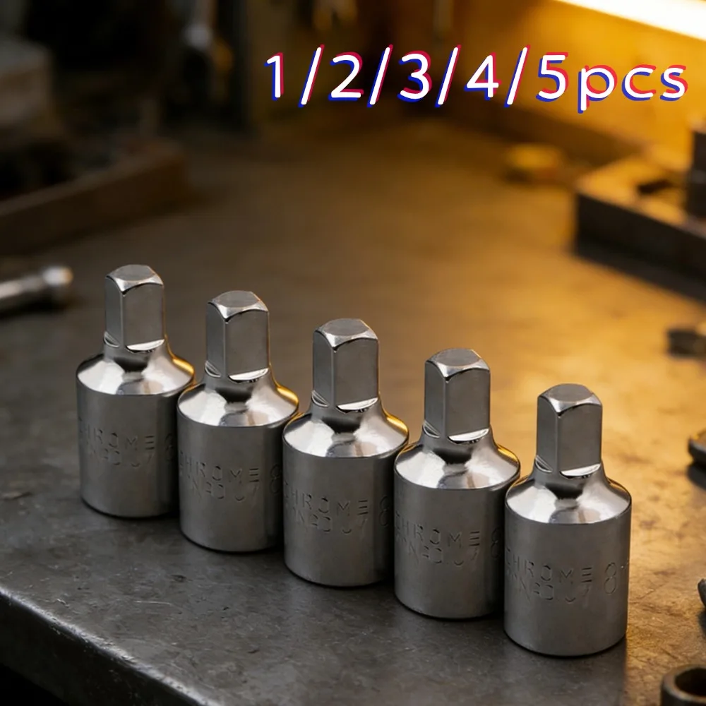 8 mm quadratischer Ölwannen-Auslassstopfen-Schlüssel, Werkzeug zum Entfernen, passend für Renault, Citroen, Peugeot, Autoreparatur, Getriebeschraubenschlüssel, 1–5 Stück