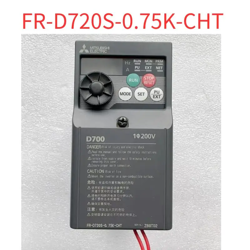 

Used FR-D720S-0.75K-CHT Inverter 0.75KW 220V