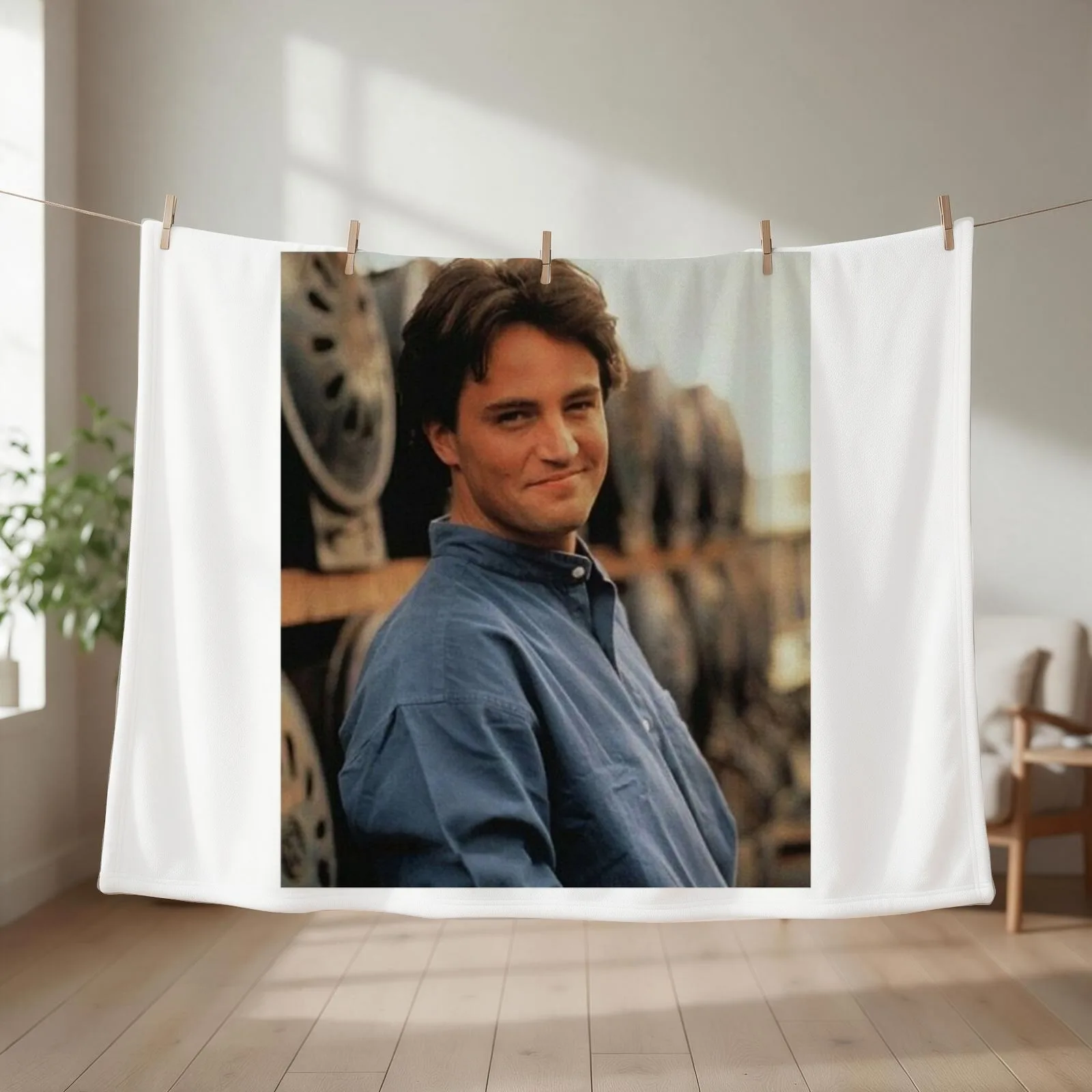 Matthew Perry Throw Blanket Hair Bed linens sofa bed Soft Big Blankets