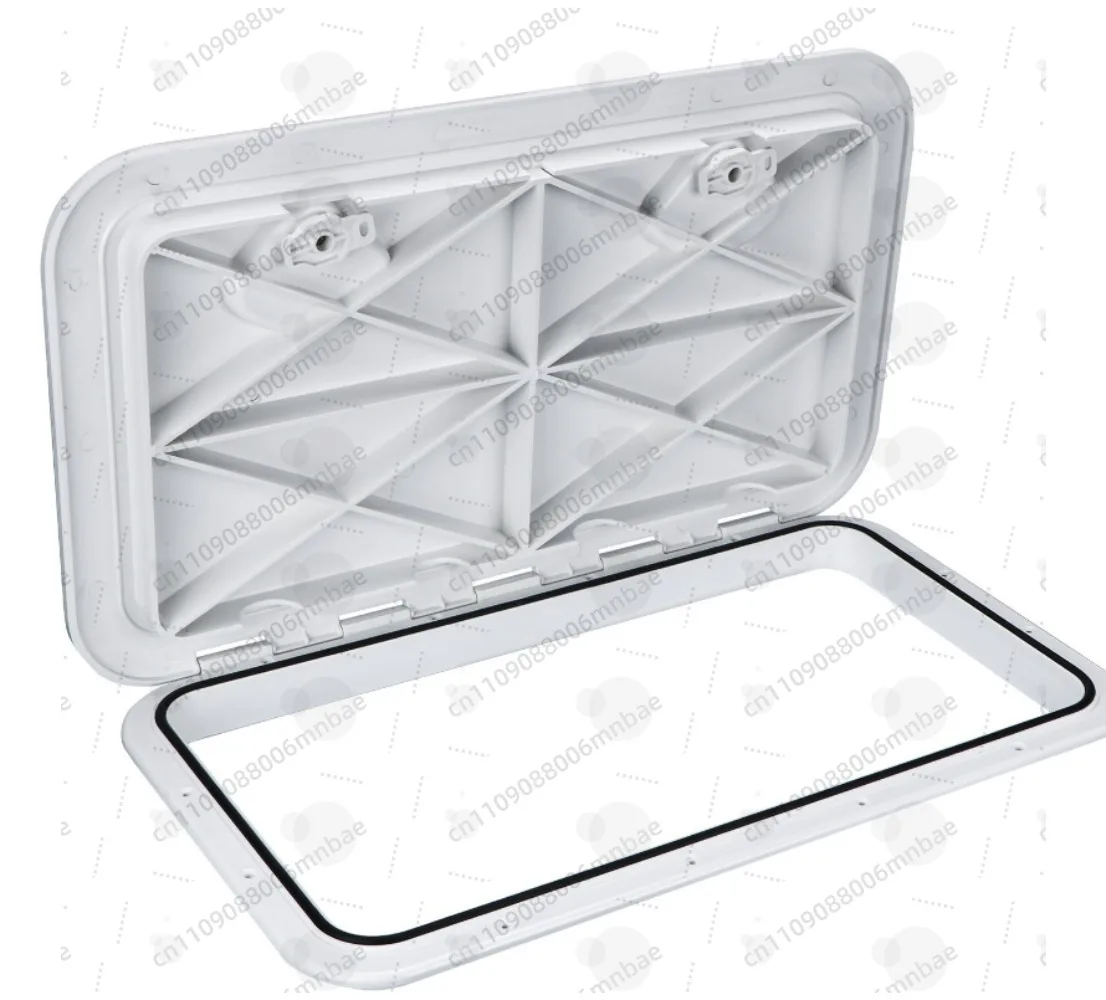 Rectangular Plastic Deck Hatch Cover 606MM * 353MM Marine Porthole White or Black